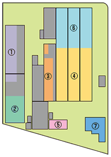 Map of the Head Office and Factory